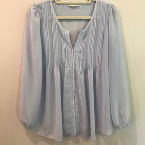 EUC Maison Jules Light Blue Blouse, Size M
